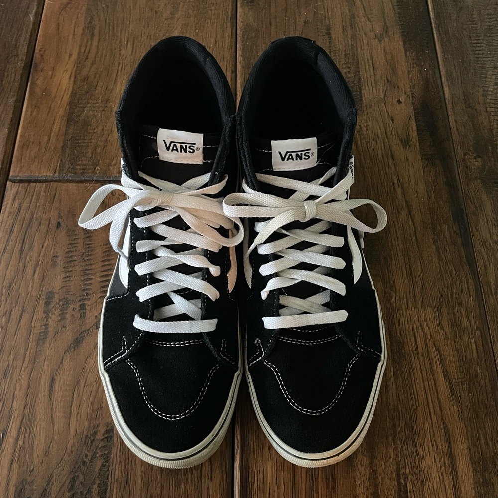 Vans Black and White High-Tops